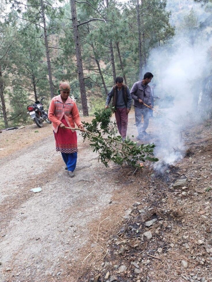 Uttarakhand forest fire